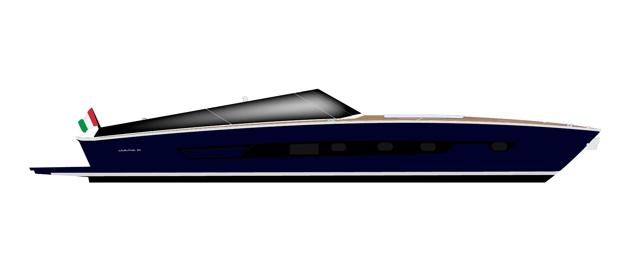 Itama 54 New - Profile - blu