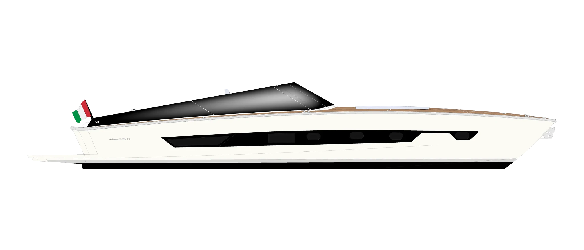 Itama 54 New - Profile - bianco