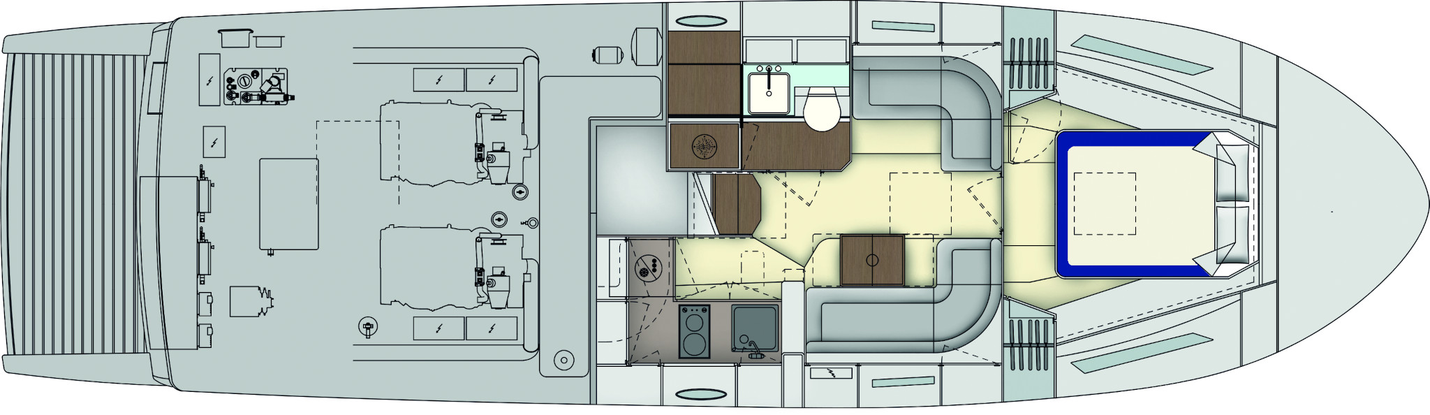 Lower Deck - Single Cabin