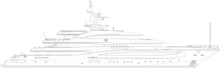 floor plan of a super yacht