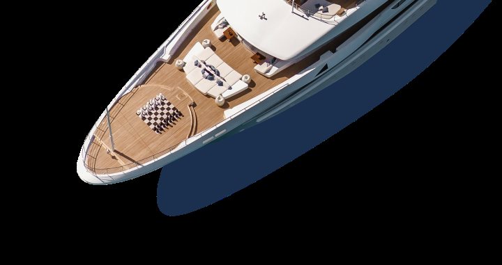 floor plan of a super yacht